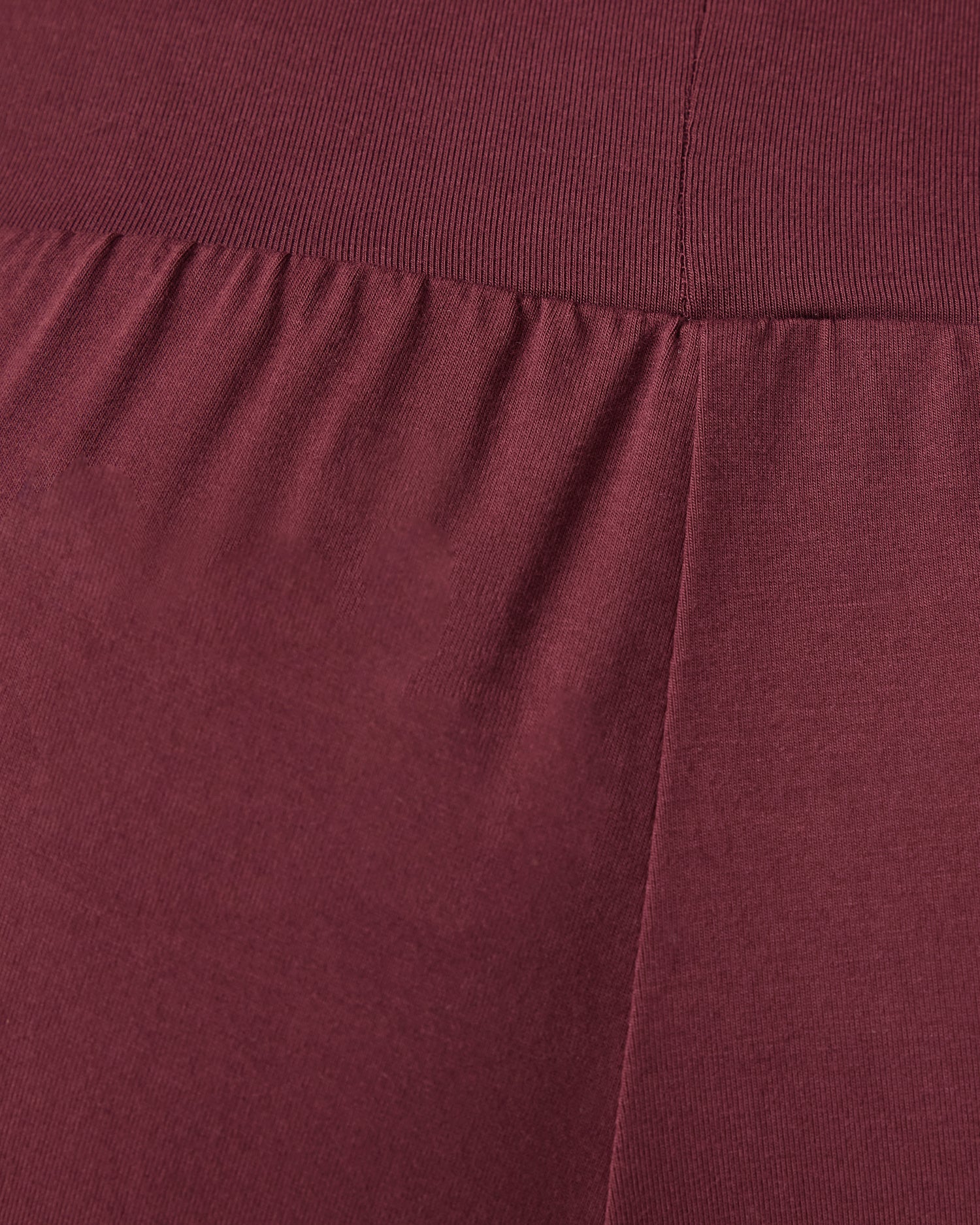 Aria Bamboo Casual Lounge Short | Deep Burgundy - Image 5