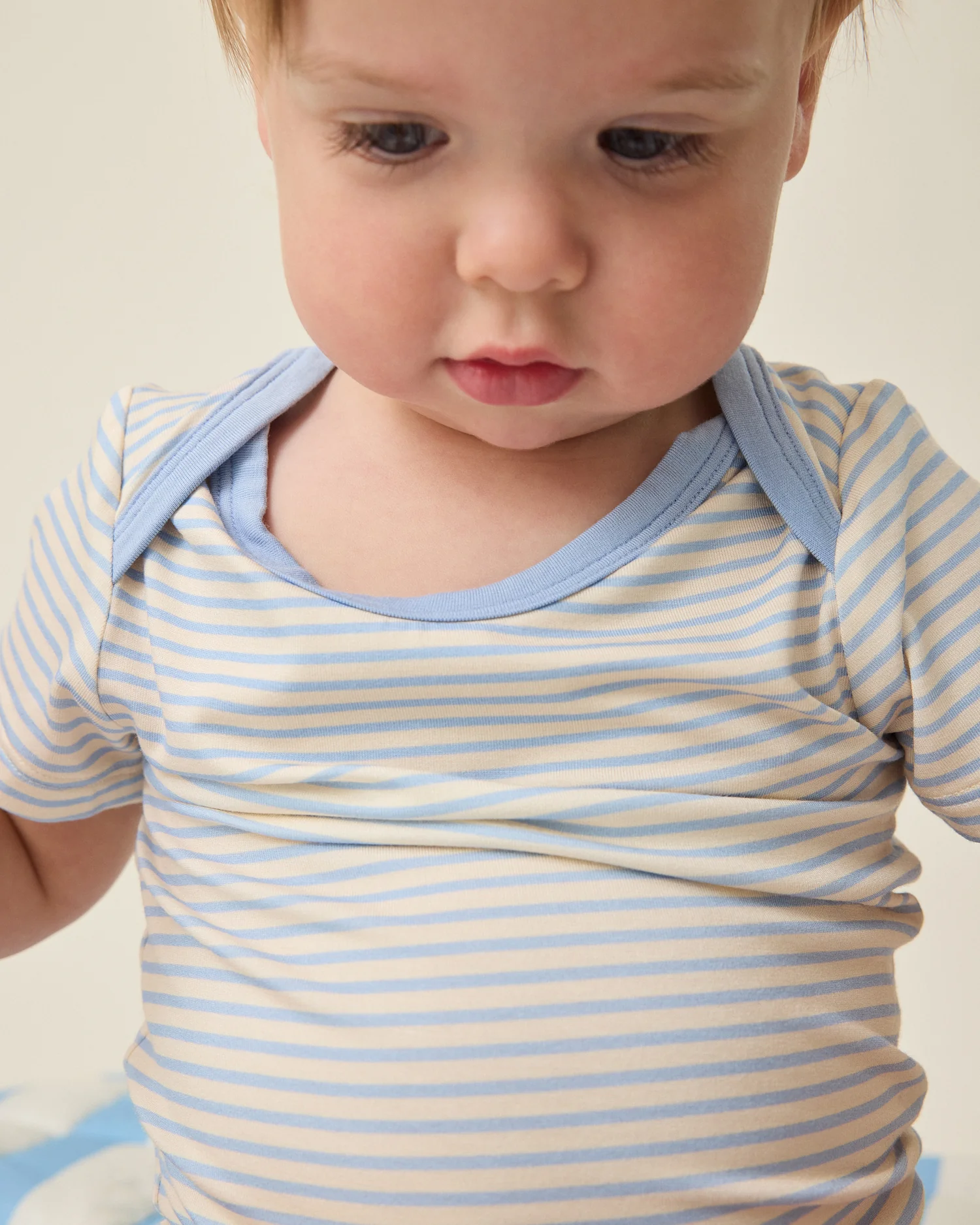 Baby Onesie Two-Pack | Blue Candy Stripe - Image 3