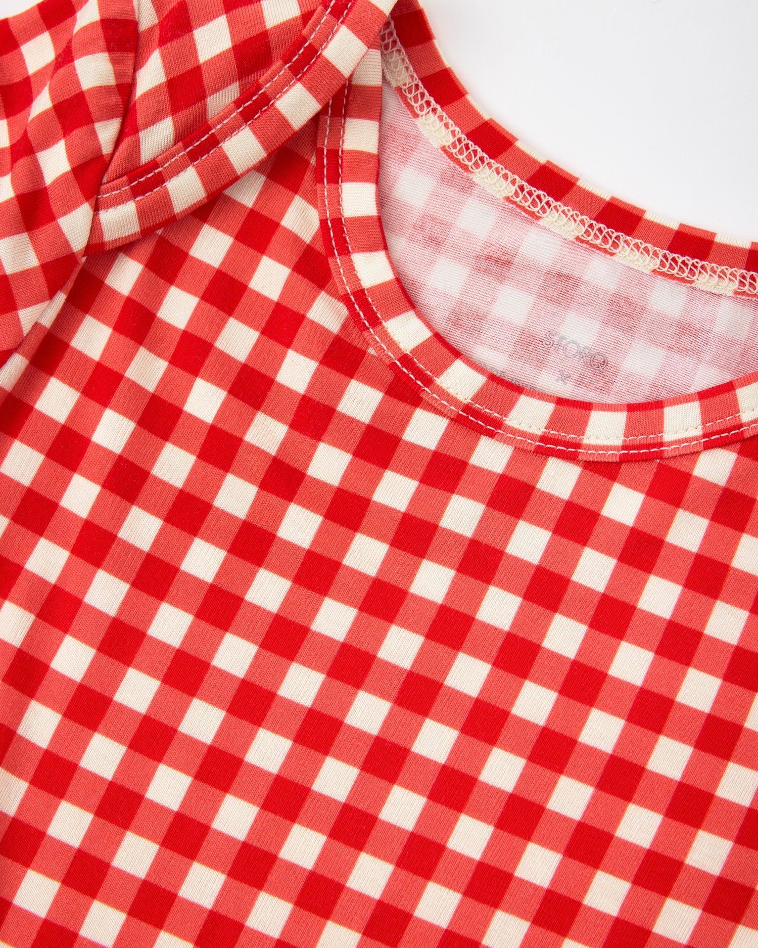 Baby Onesie Two-Pack | Red & Blue Gingham - Image 5