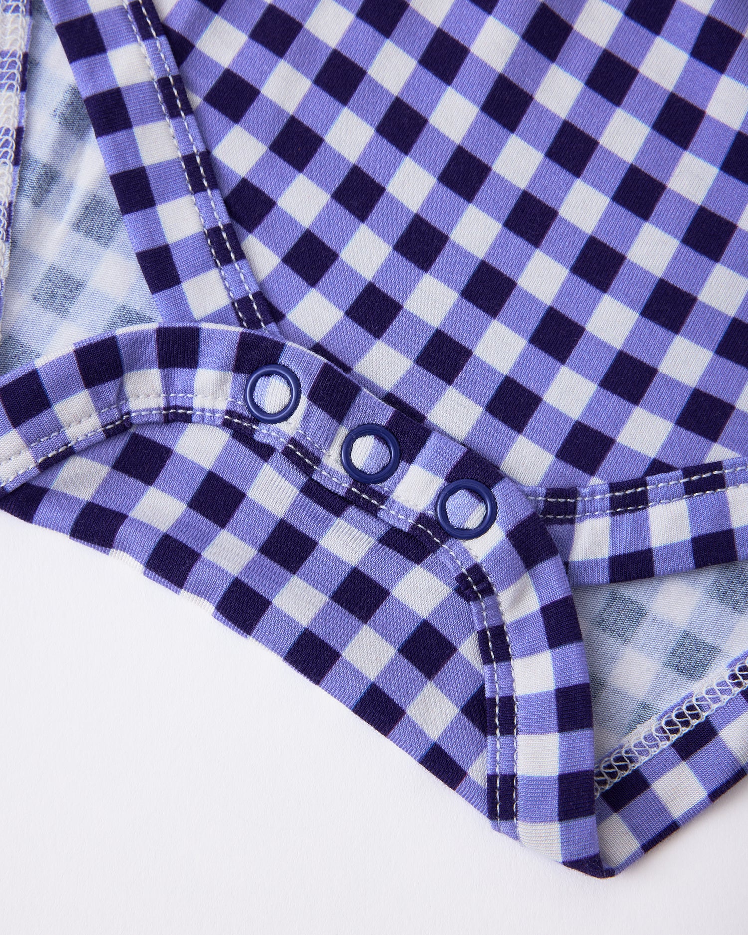Baby Onesie Two-Pack | Red & Blue Gingham - Image 8