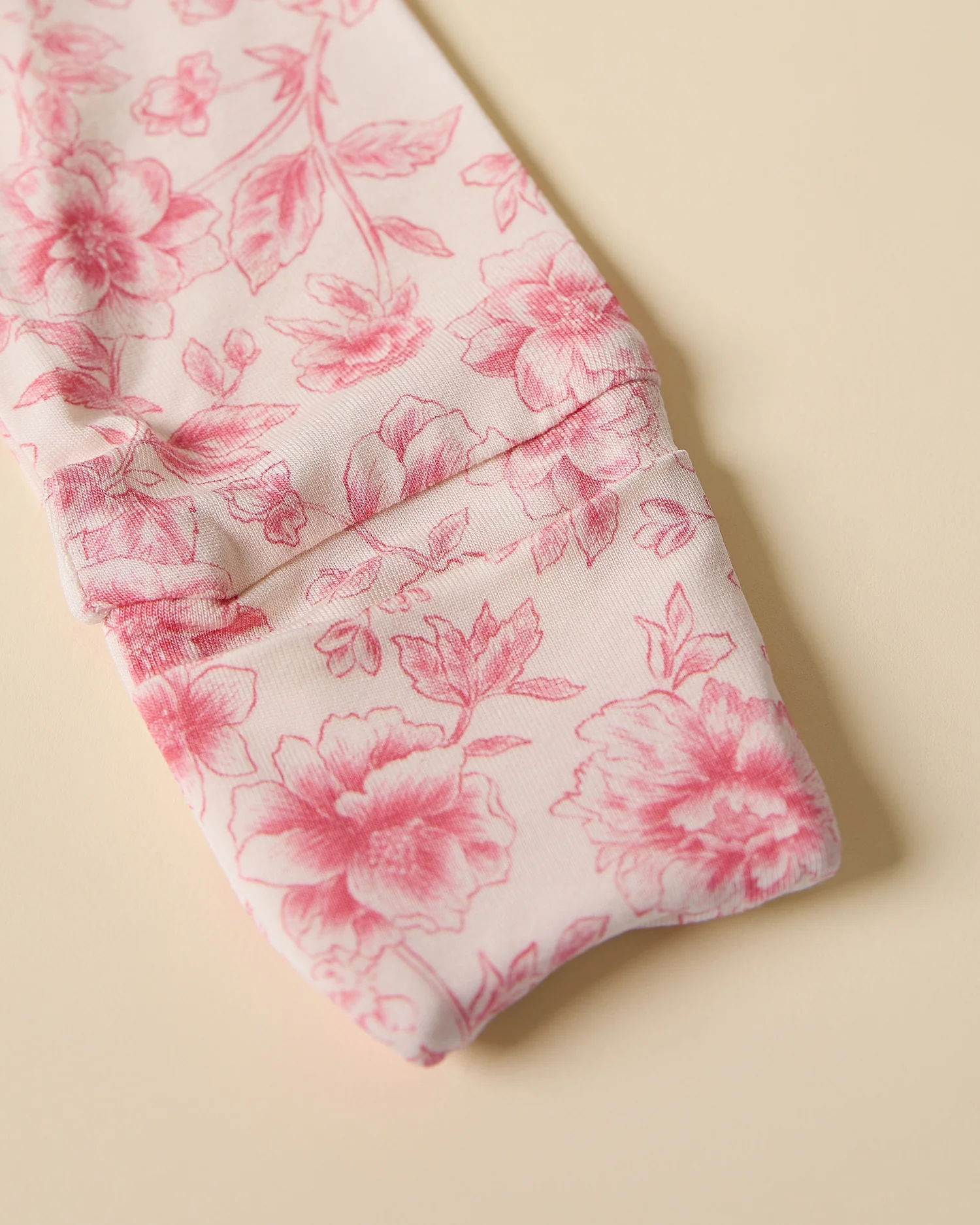 Bamboo Baby Pajama | Pink Toile - Image 6