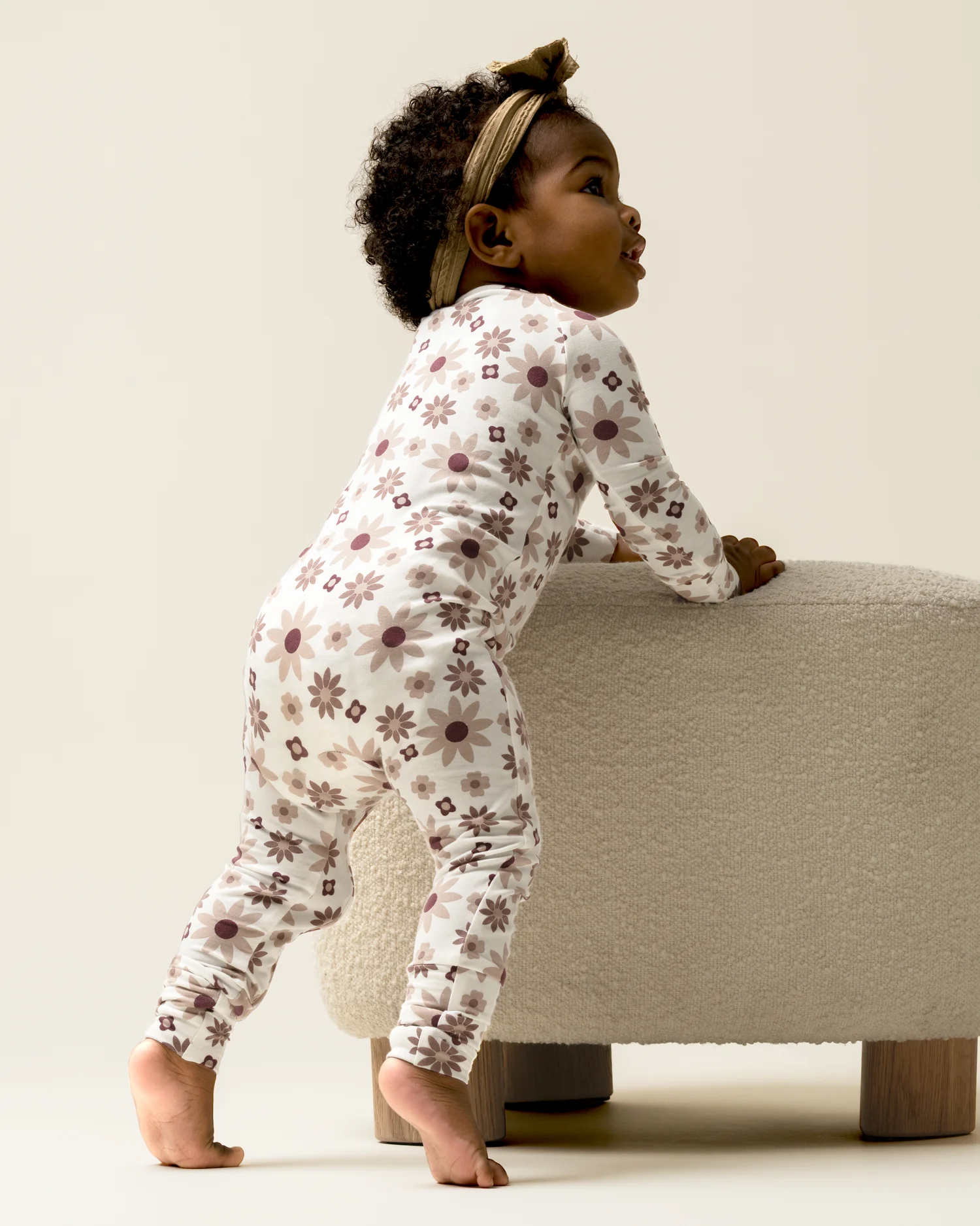 Bamboo Baby Pajama | Twilight Floral - Image 2