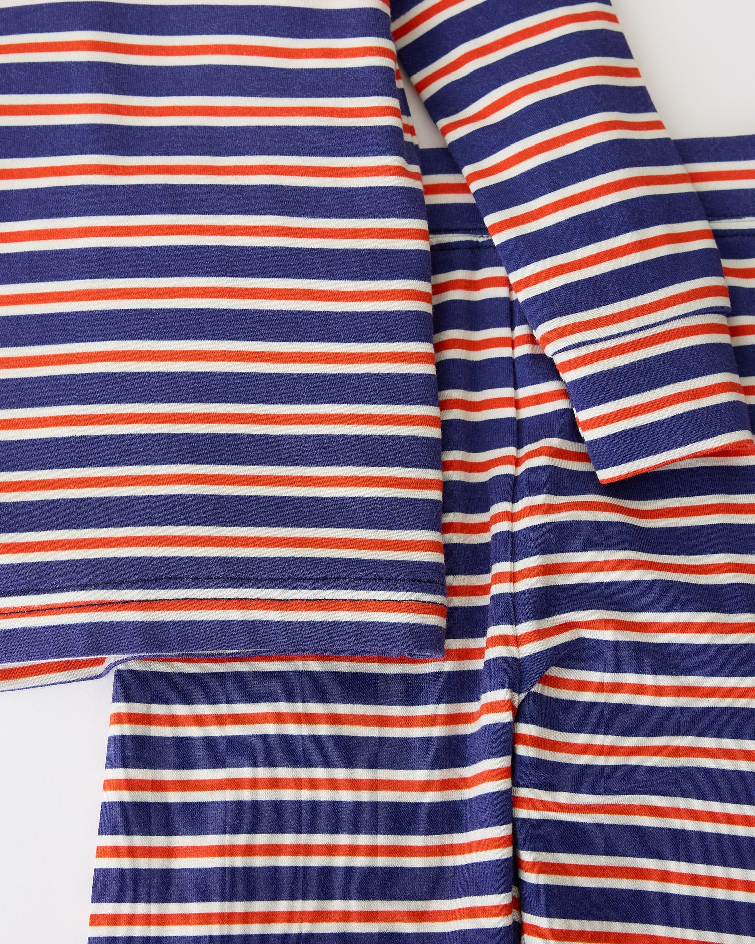 Bamboo Baby Two-Piece Pajama Set | Preppy Stripe - Image 5