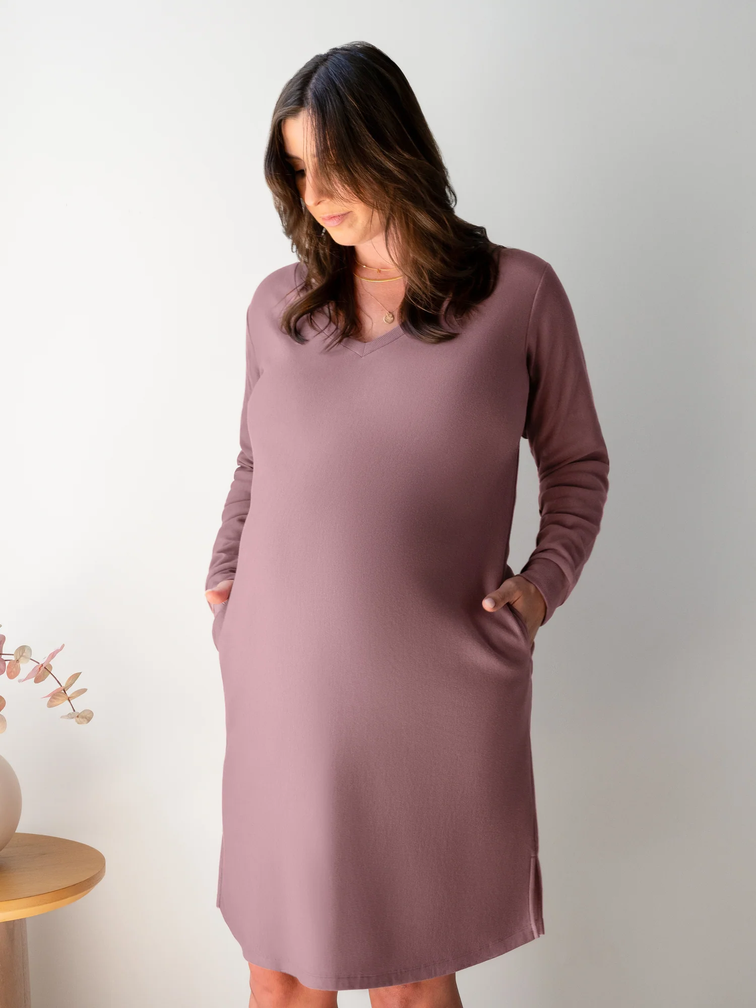 Blake Maternity & Nursing Lounge Dress | Twilight