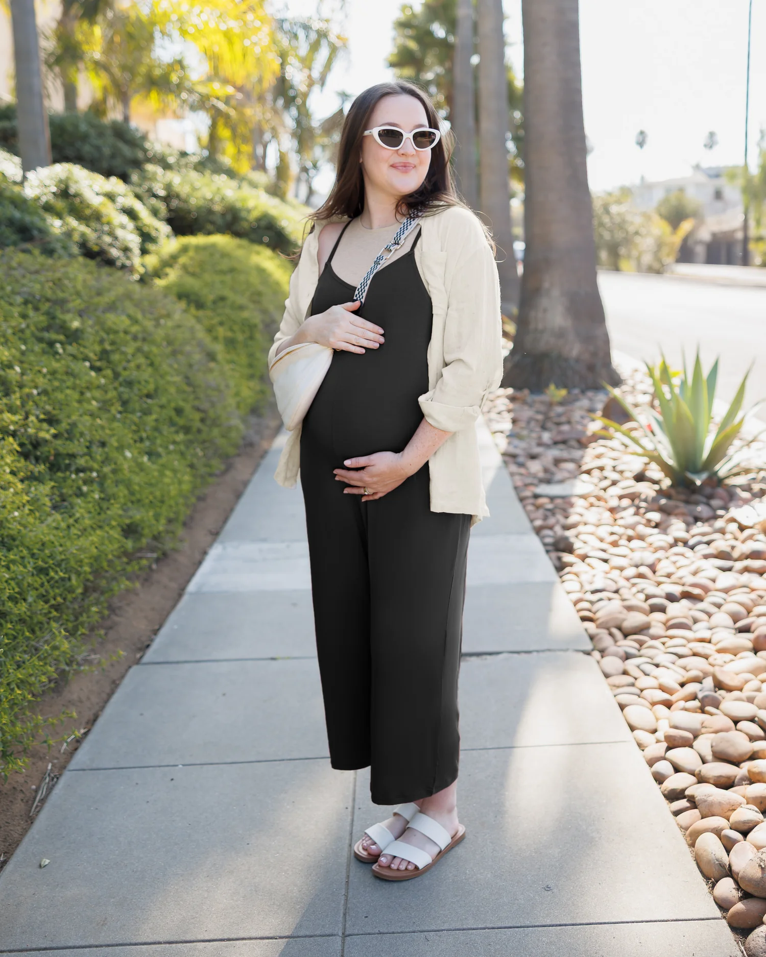 Charlie Maternity & Nursing Romper | Black - Image 3