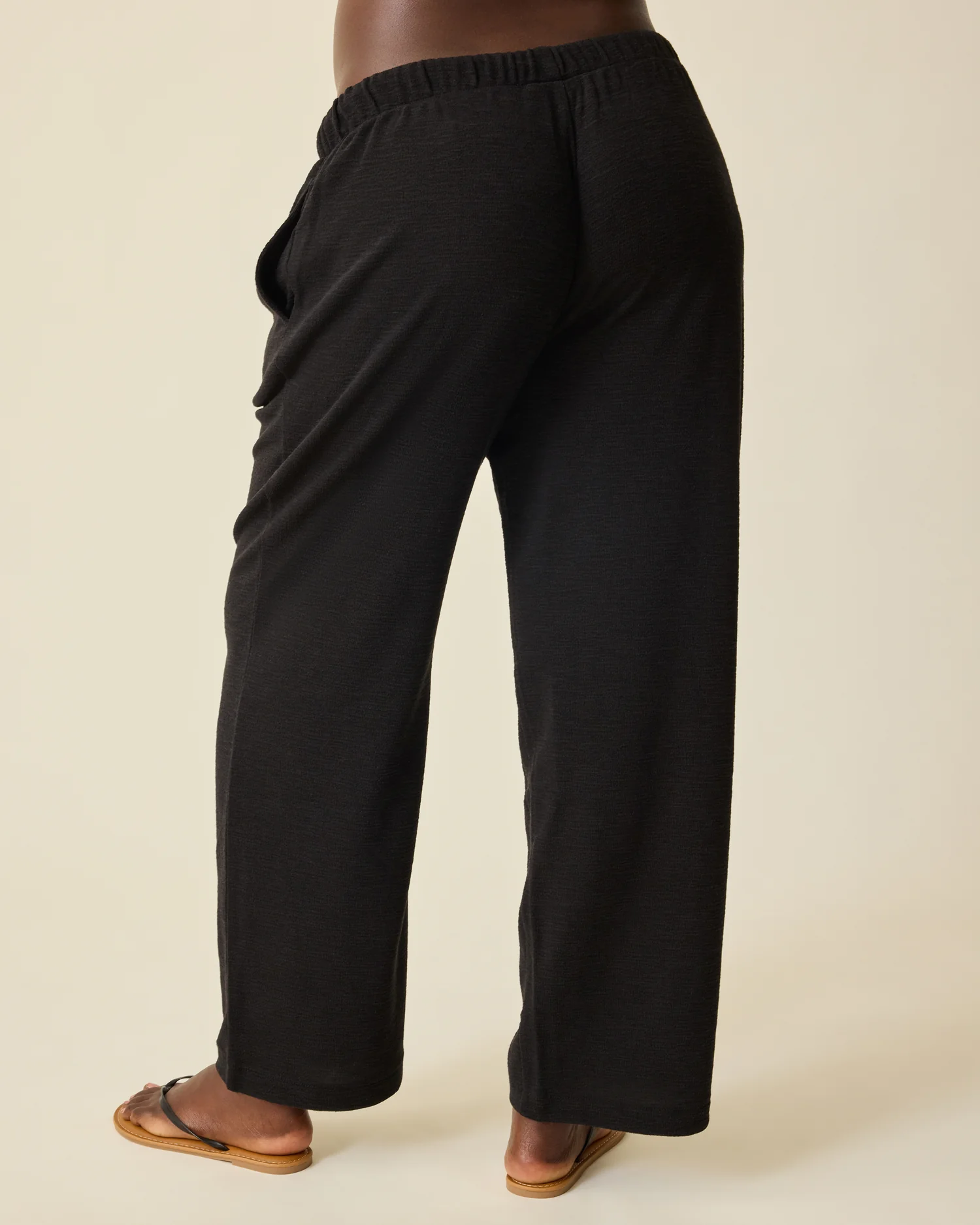 Luxe Terry Maternity & Postpartum Pant | Black - Image 5
