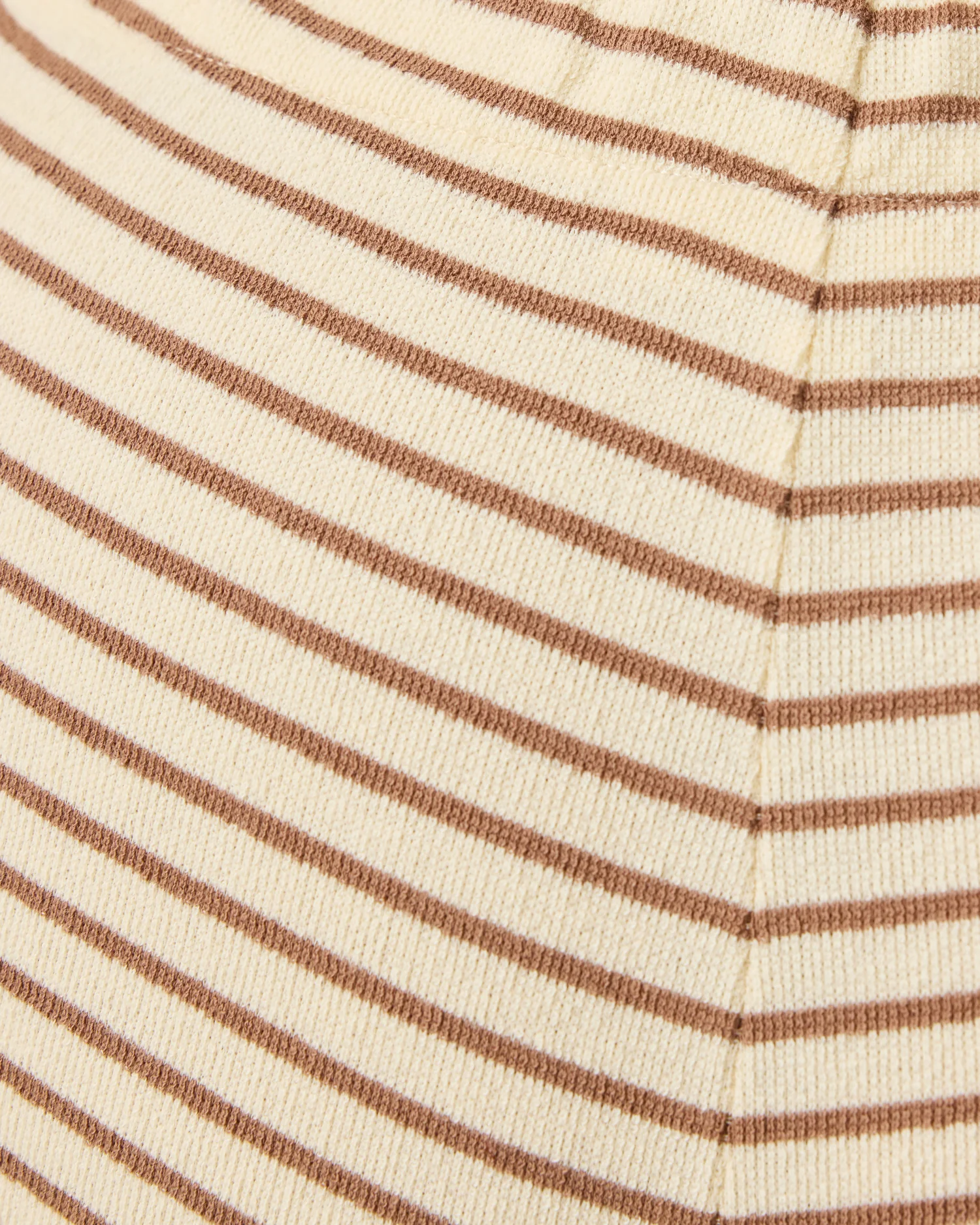 Luxe Terry Maternity & Postpartum Pant | Ivory & Chocolate Stripe - Image 6