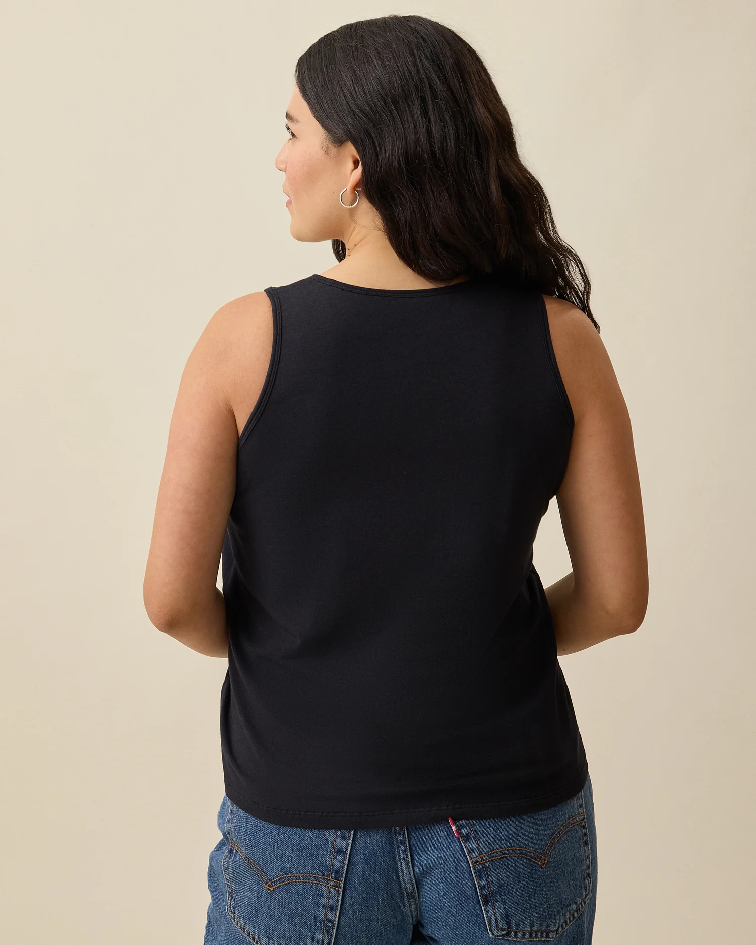 Modal Signature Nursing Tank | Black - Image 4