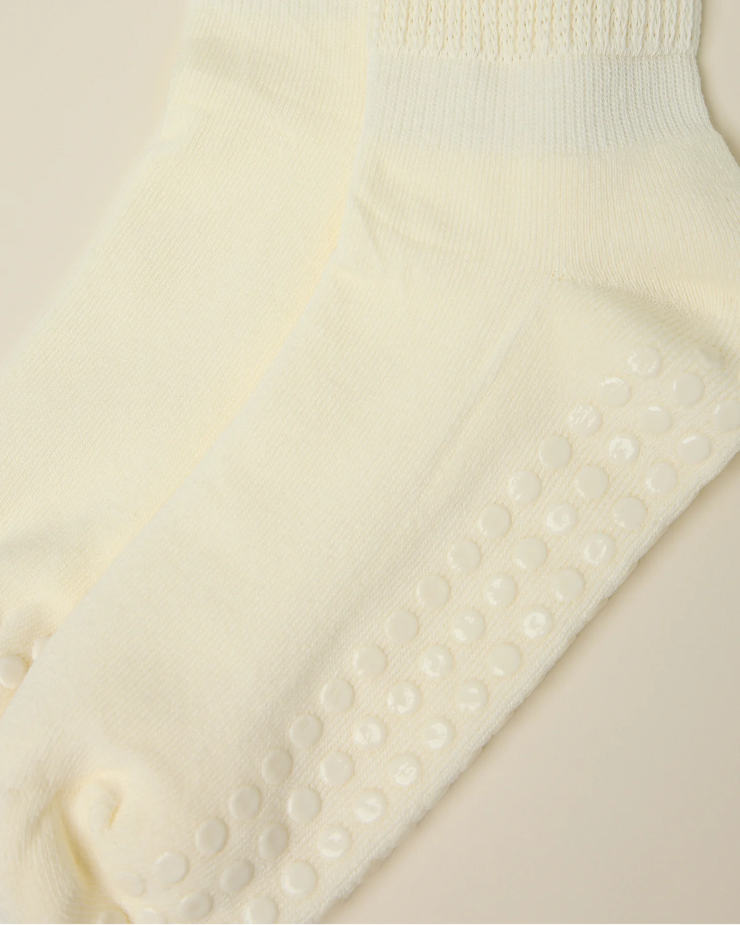 Non-Slip Slouchy Socks | Cream - Image 3