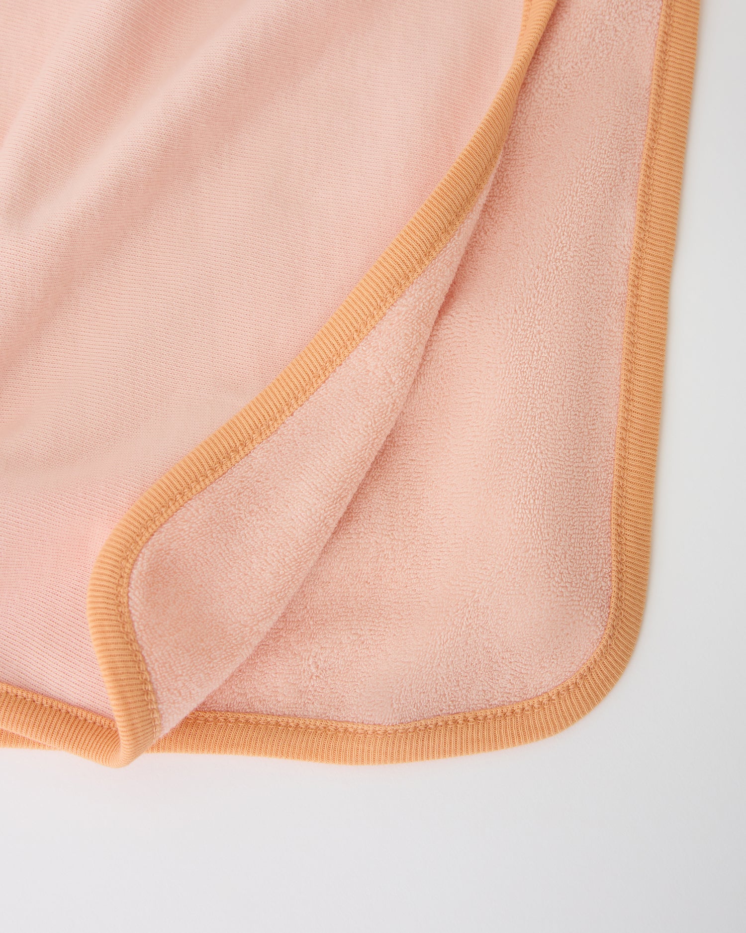Organic Cotton Toddler Poncho Towel | Peach Whip - Image 3