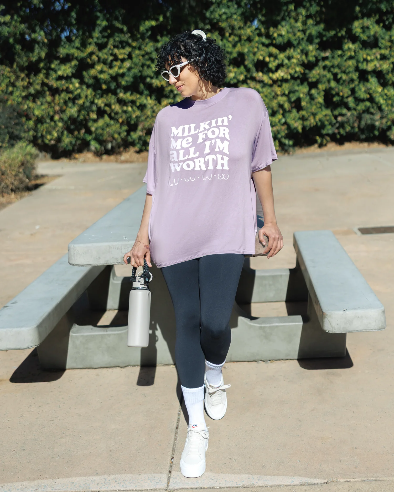 Oversized Graphic Tee | For All I'm Worth