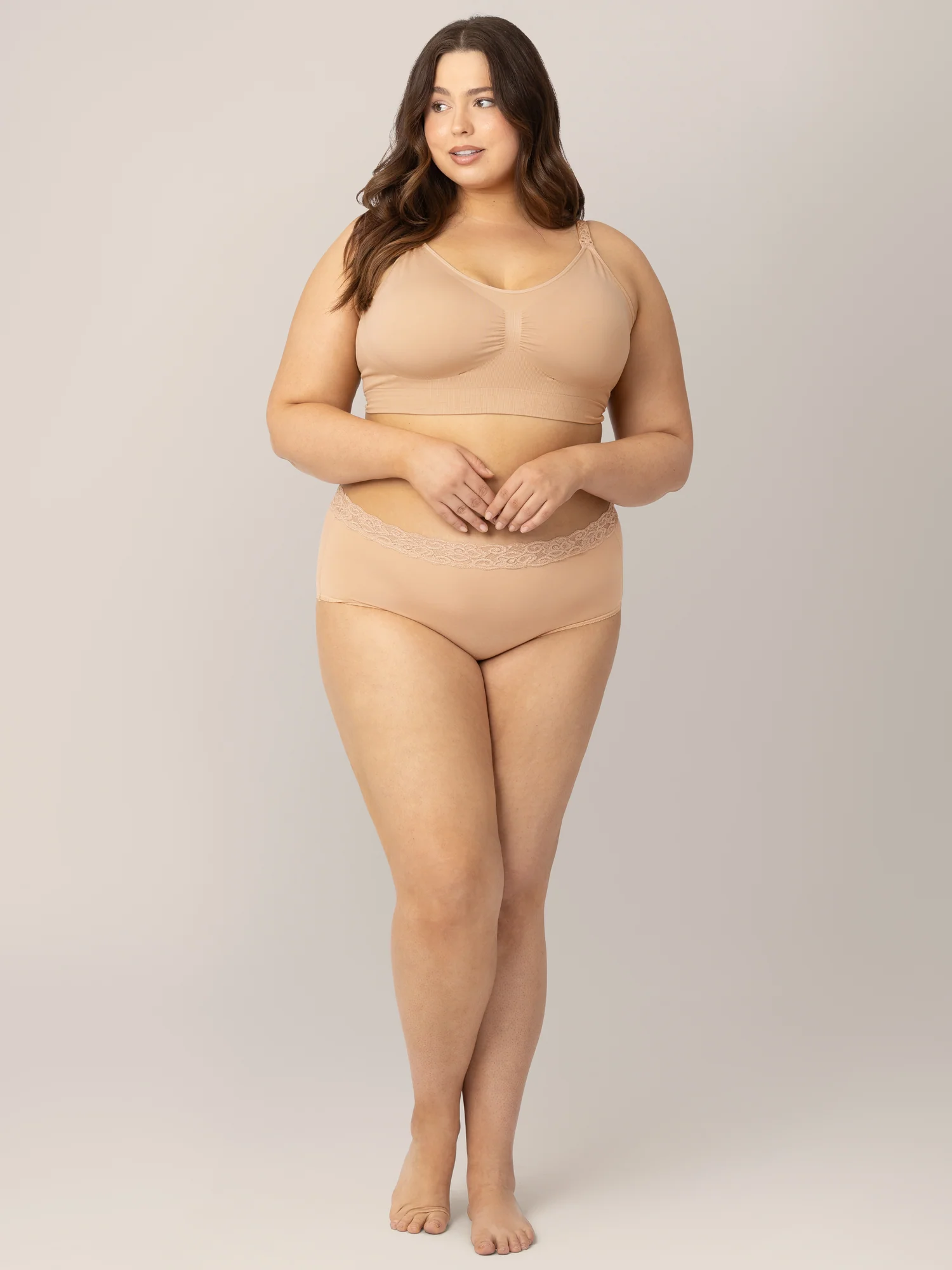 High-Waisted Postpartum Underwear Pack | Assorted Neutrals - Image 6