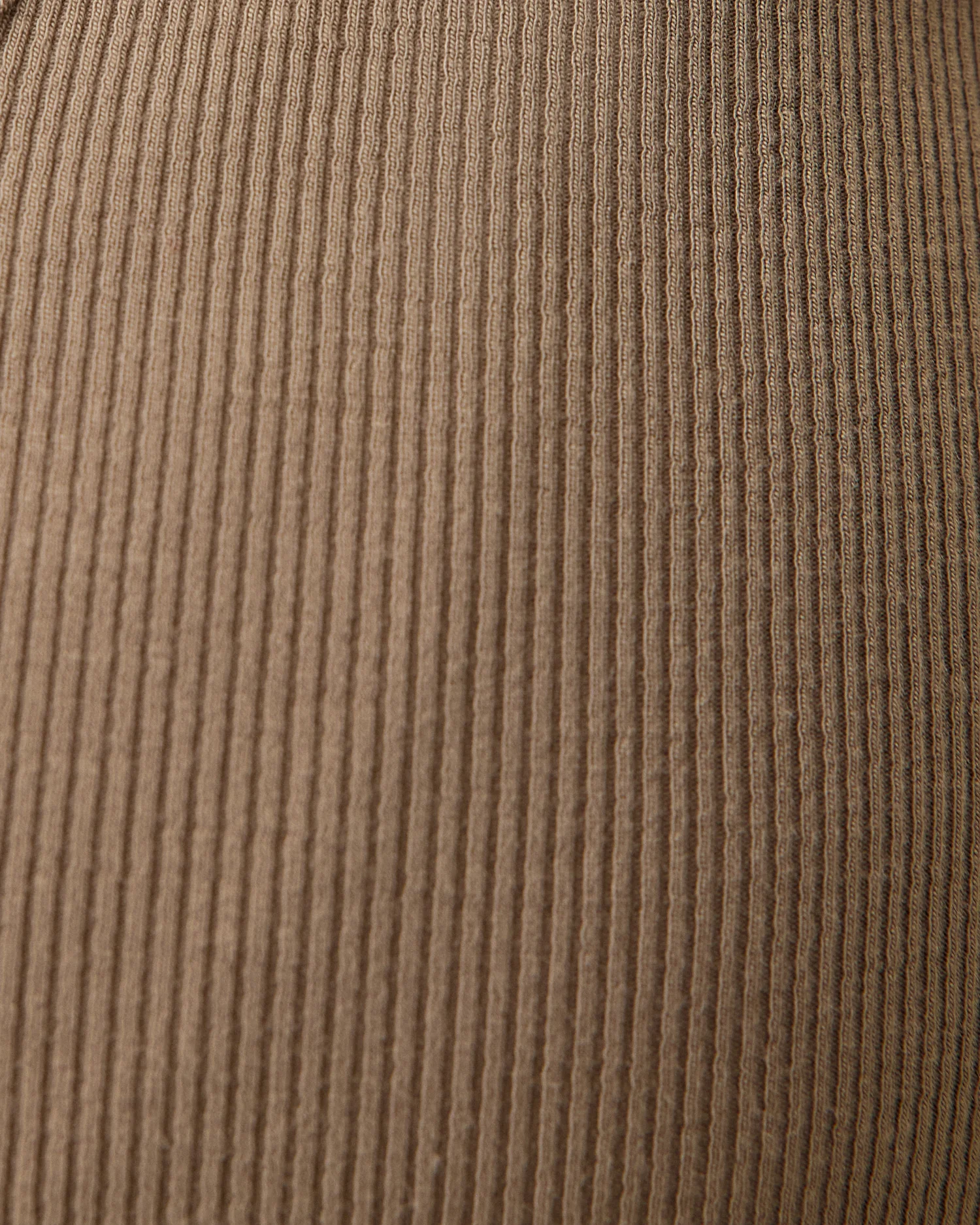 Ribbed Bamboo Scoop Neck Nursing Tank | Taupe - Image 5