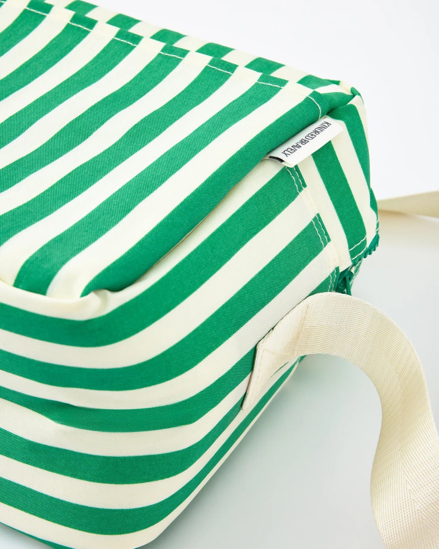 Jumbo Cooler Bag | Green Stripe - Image 4