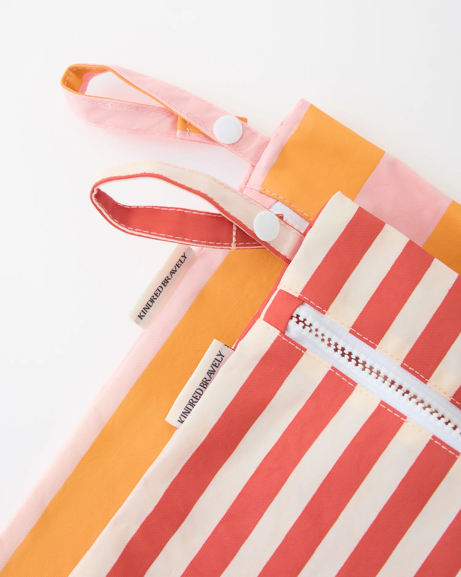 Wet/Dry Bag Set | Pink Wide Stripe - Image 4