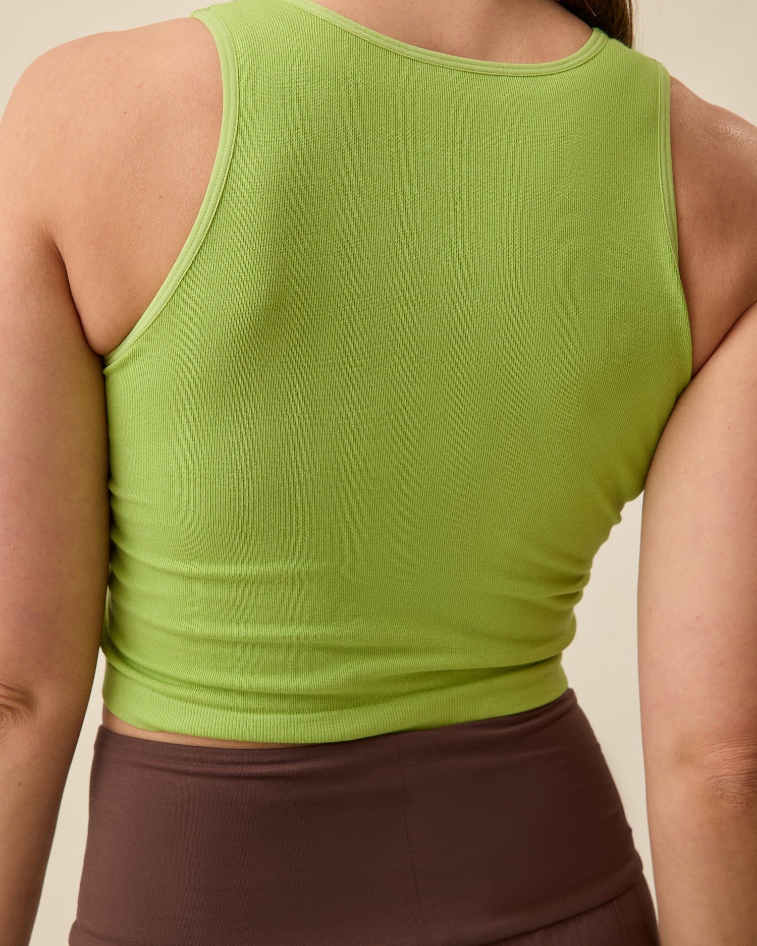 Sublime® Bamboo Maternity & Nursing Longline Bra Top | Avocado - Image 4
