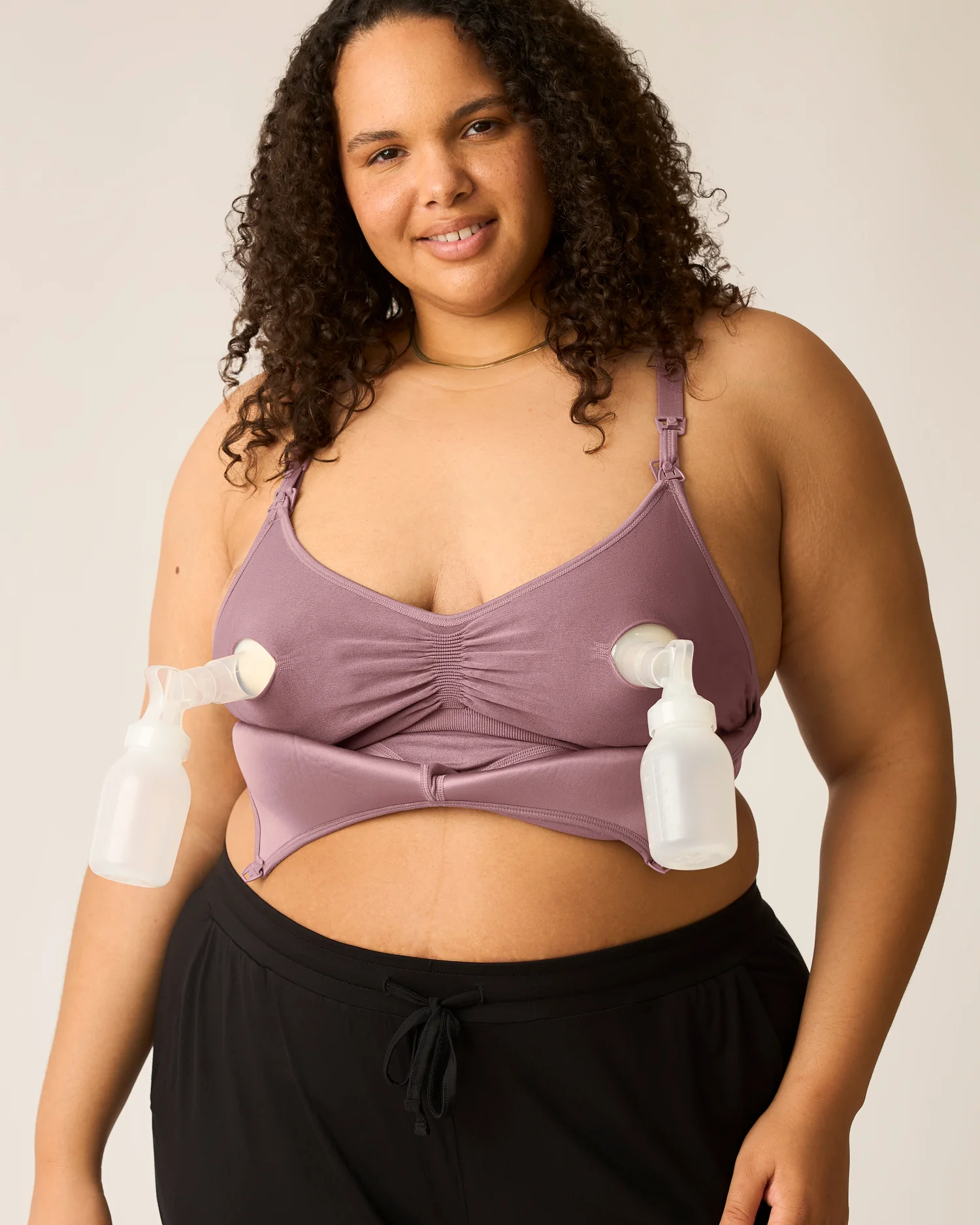 Sublime® Contour Pumping Bra Two-Pack | Black & Twilight - Image 2