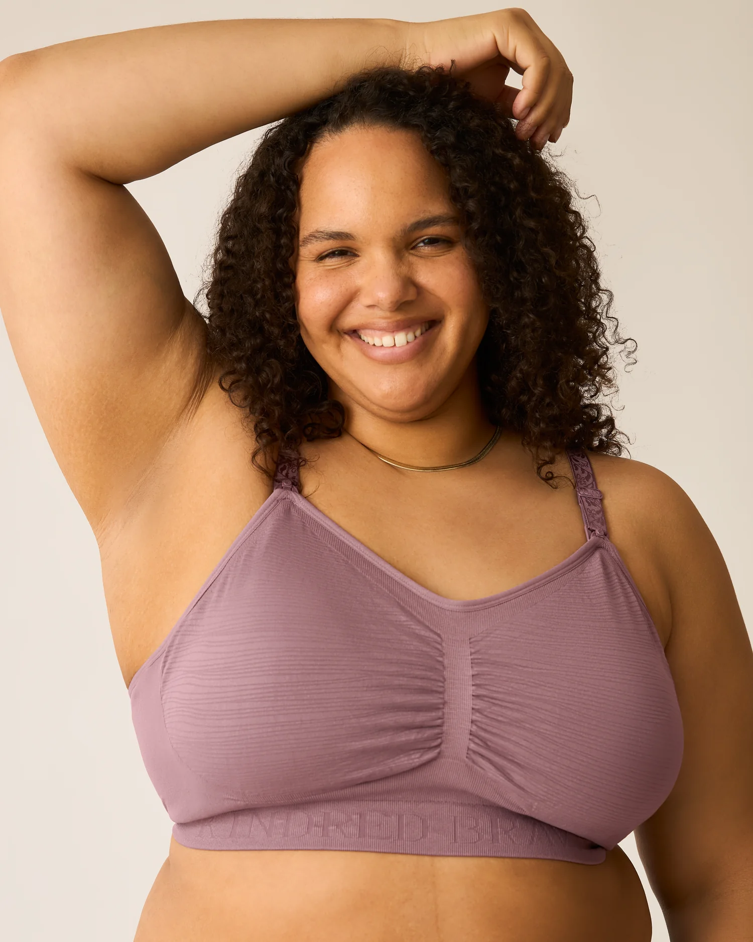 Sublime® Hands-Free Pumping Bra Two-Pack | Beige & Twilight - Image 3