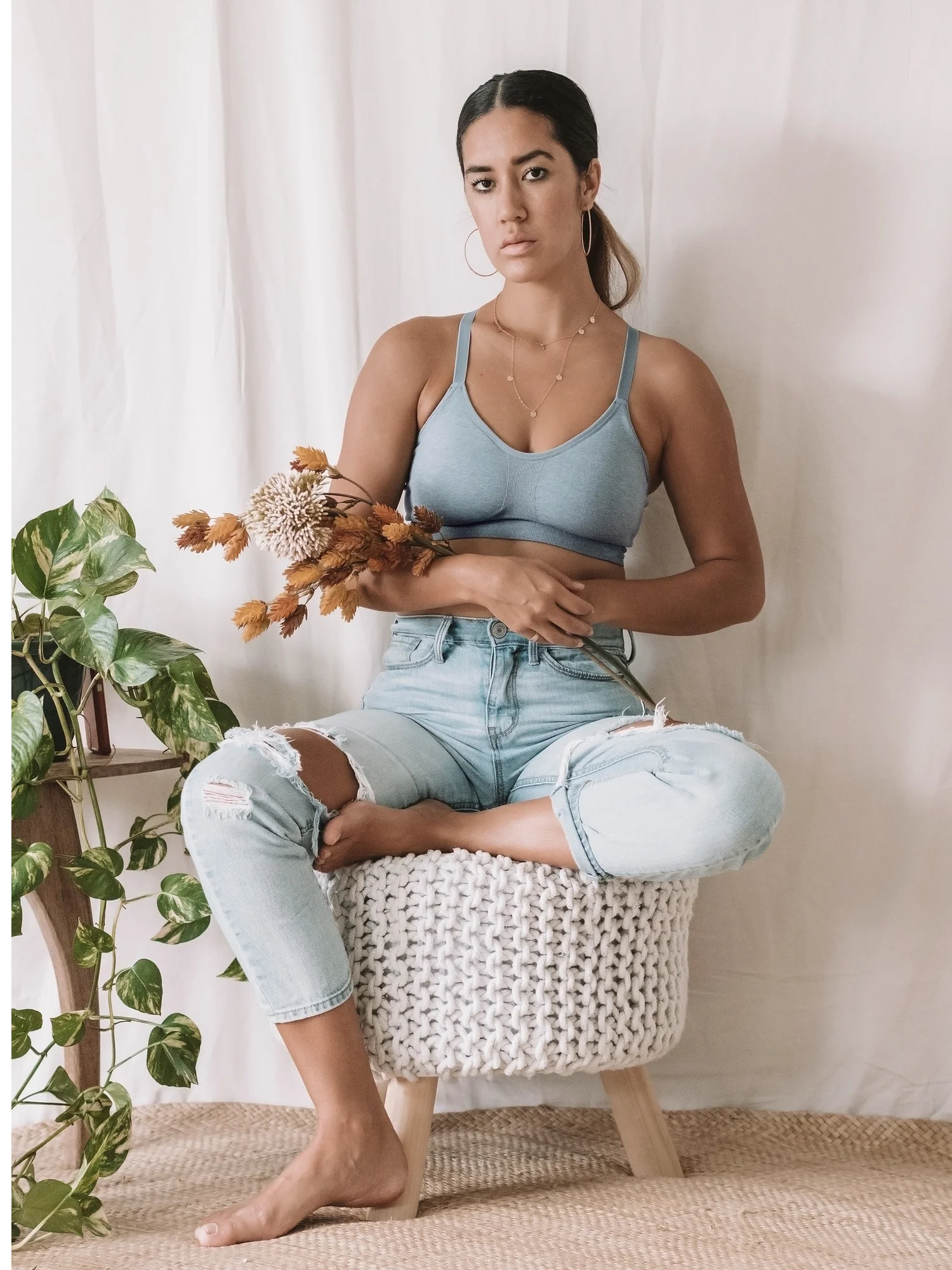 Diana Sublime® Sports Bra | Seaglass Heather - Image 9