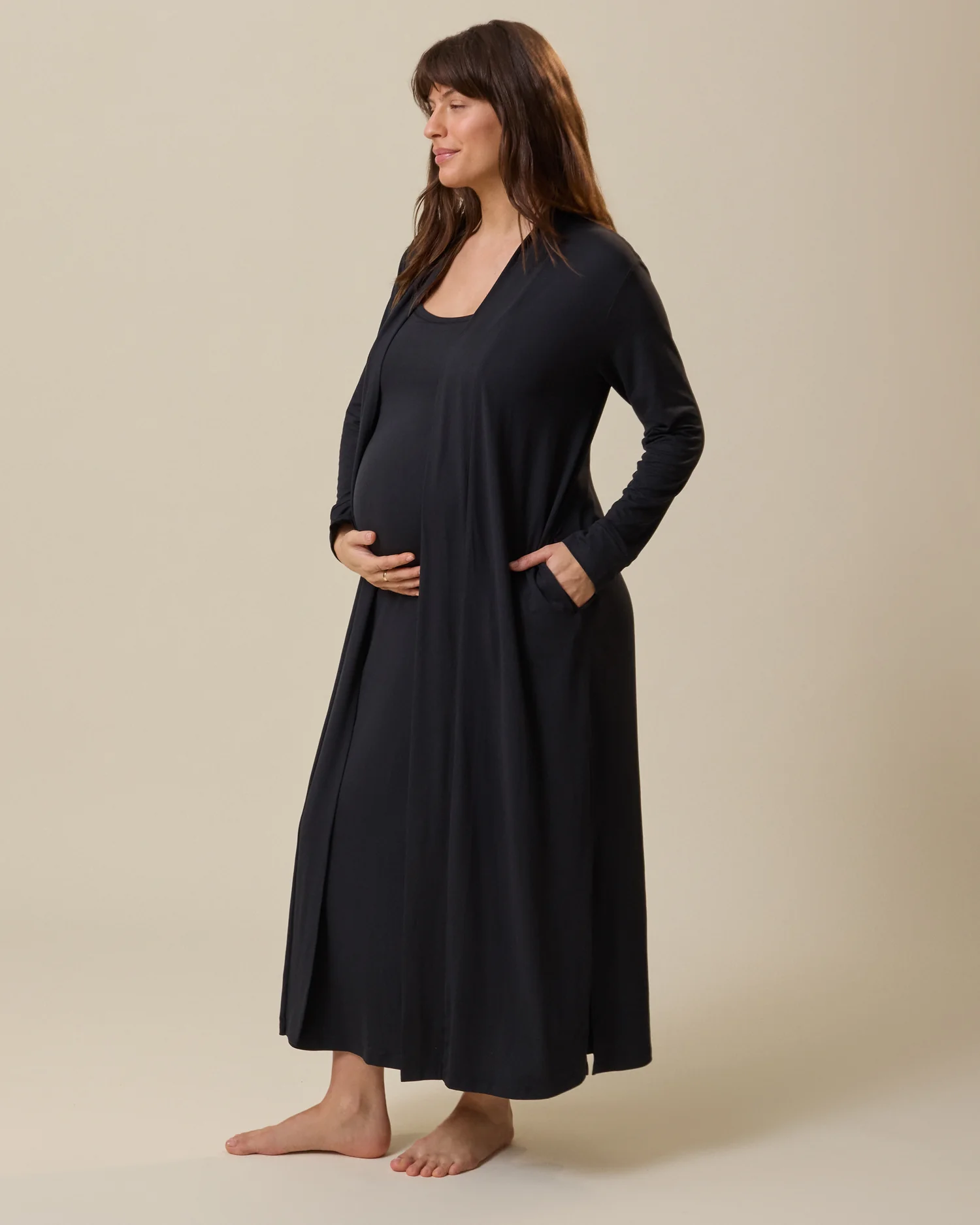 The Sunday Lounge Duster | Black - Image 5